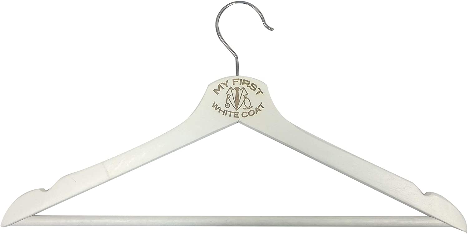 First White Coat Personalized Hanger