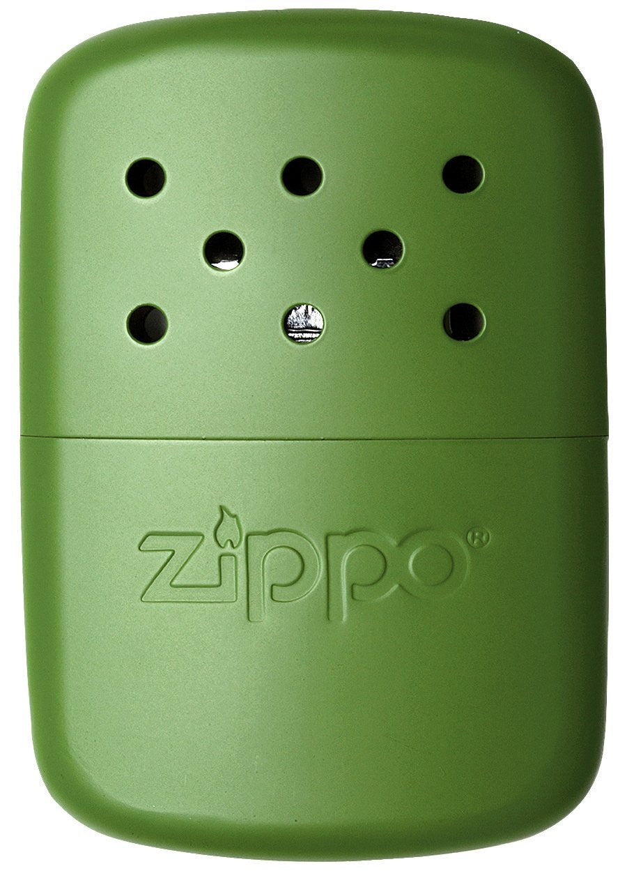 Zippo Refillable Deluxe 12 Hour Moss Green Hand Warmer with Pouch, Hat –  Hat Shark